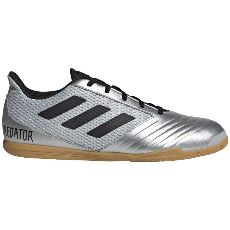 Scarpe da calcio adidas Predator 19.4 In Sala argento F35630 multicolore grigio