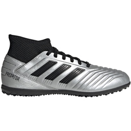 Scarpe da calcio adidas Predator 19.3 Tf Jr argento G25802 multicolore
