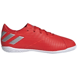 Adidas Nemeziz 19.4 In Jr scarpe da calcio rosse F99938 rosso rosso