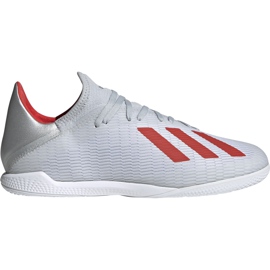Adidas X 19.3 In scarpe da calcio grigie F35370 multicolore grigio