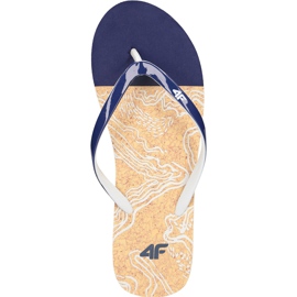 Pantofole da donna 4F blu navy scuro H4L19 KLD003 30S