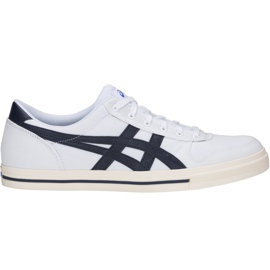 Asics Aaron bianco e blu navy 1201A008 101 scarpe da uomo bianca