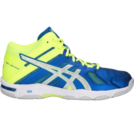 Asics Gel Beyond 5 Mt blu-giallo B600N 400 scarpe volley uomo