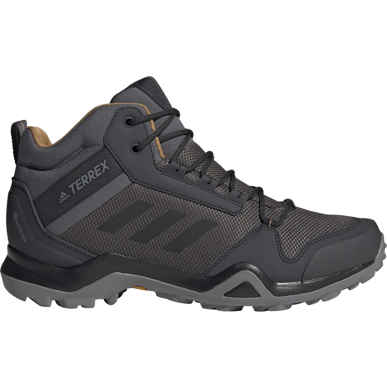 Adidas Terrex AX3 Mid Gtx grigio BC0468 scarpe uomo nero