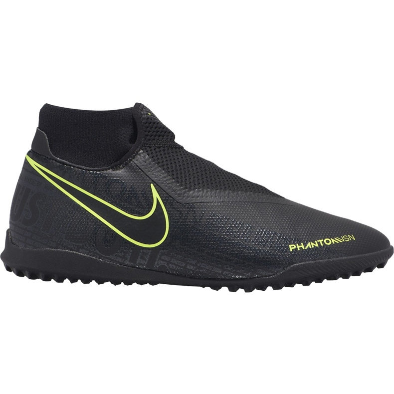 Nike Phantom Vsn Academy Df Tf AO3269 007 scarpe da calcio nero nero