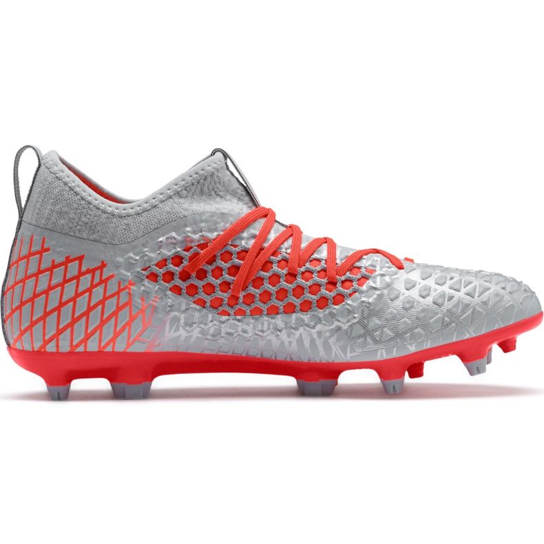 Scarpe da calcio Puma Future 4.3 Netfit Fg Ag 105612 01 multicolore grigio