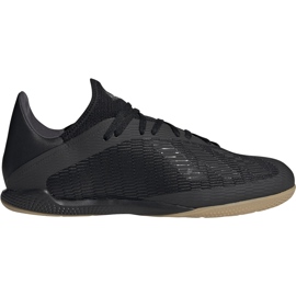 Adidas X 19.3 In scarpe da calcio nere F35369 nero nero