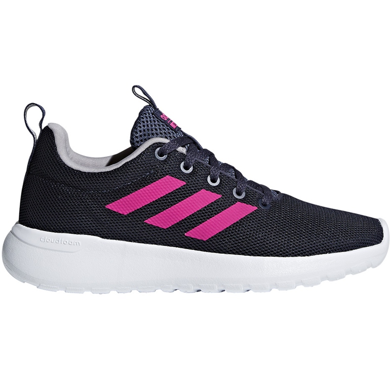 Scarpe da bambino Adidas Lite Racer Cln K BB7045 blu navy e rosa