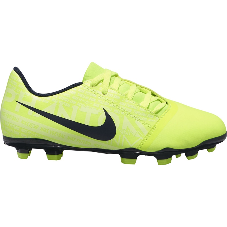 Nike Phantom Venom Club Fg Junior AO0396 717 scarpe da calcio giallo giallo