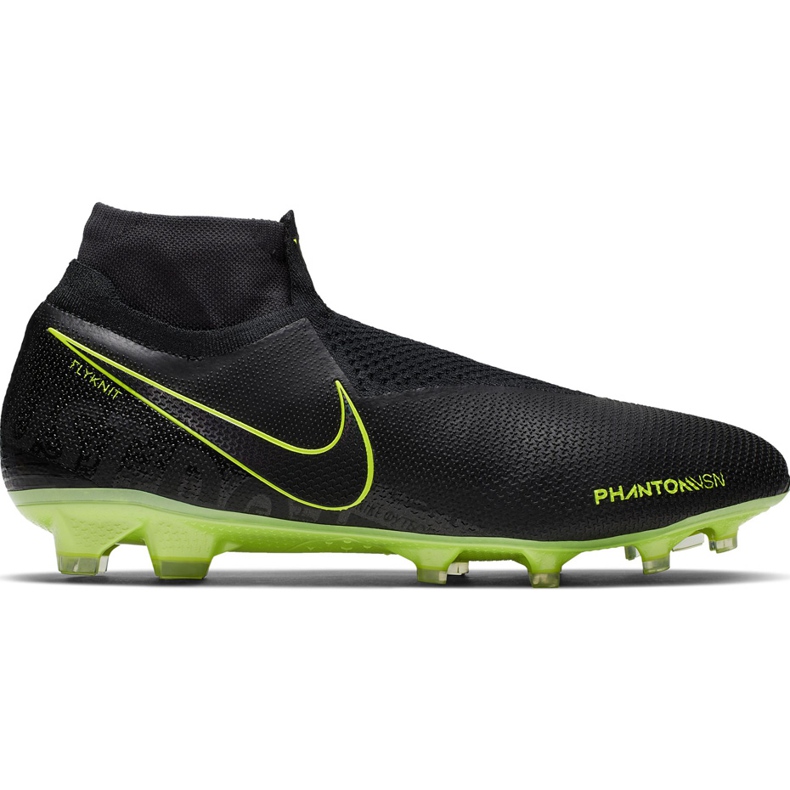 Nike Phantom Vsn Elite Df Fg AO3262 007 scarpe da calcio nero nero