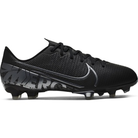 Scarpa da calcio Nike Mercurial Vapor 13 Academy FG / MG Junior AT8123 001 nero nero