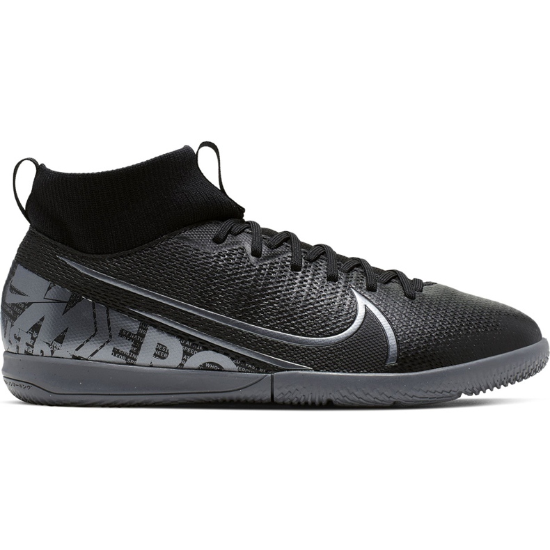 Nike Mercurial Superfly 7 Academy Ic Junior AT8135 001 scarpe da calcio nero nero