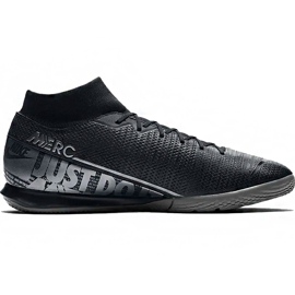 Nike Mercurial Superfly 7 Academy Ic AT7975 001 scarpe da calcio nero nero