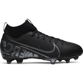 Scarpa da calcio Nike Mercurial Superfly 7 Academy FG / MG Junior AT8120 001 nero nero