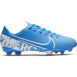 Scarpe da calcio Nike Mercurial Vapor 13 Academy FG / MG Junior AT8123 414 blu blu