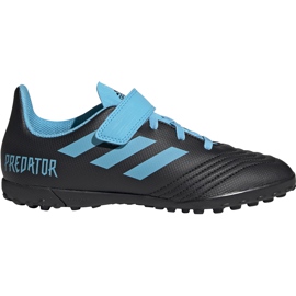 Scarpe da calcio Adidas Predator 19.4 H&amp;L Tf Junior nero blu G25827