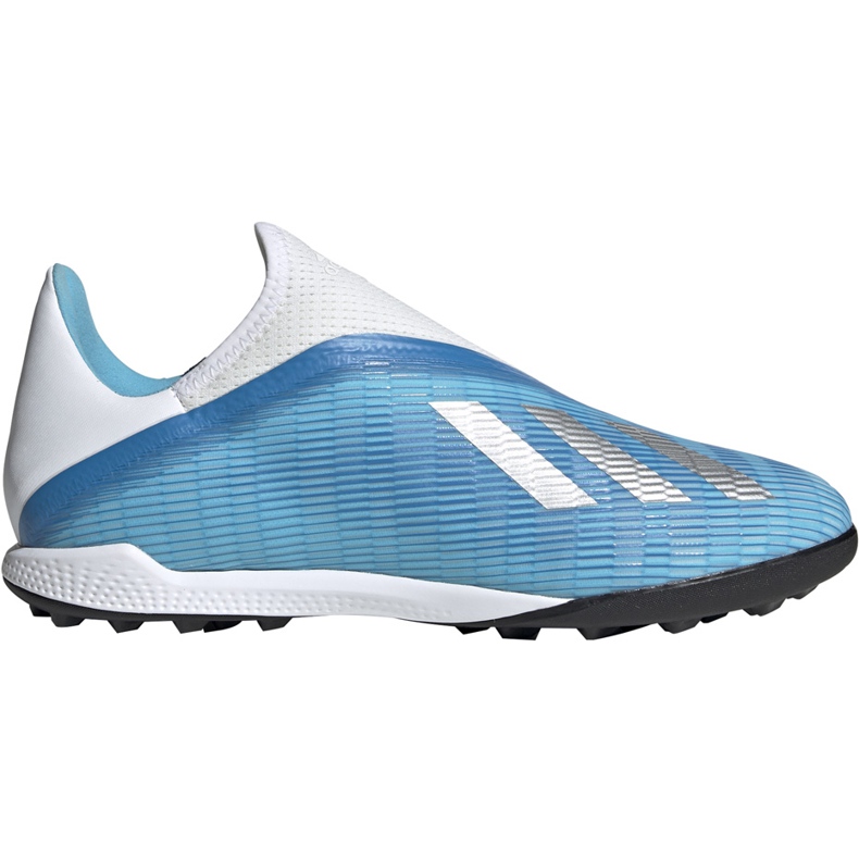 Adidas X 19.3 Ll Tf scarpe da calcio blu e bianche EF0632