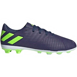 Scarpe da calcio Adidas Nemeziz Messi 19.4 FxG Junior EF1816 viola viola