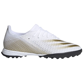 Scarpe da calcio Adidas X GHOSTED.3 Tf EG8199 bianco bianco
