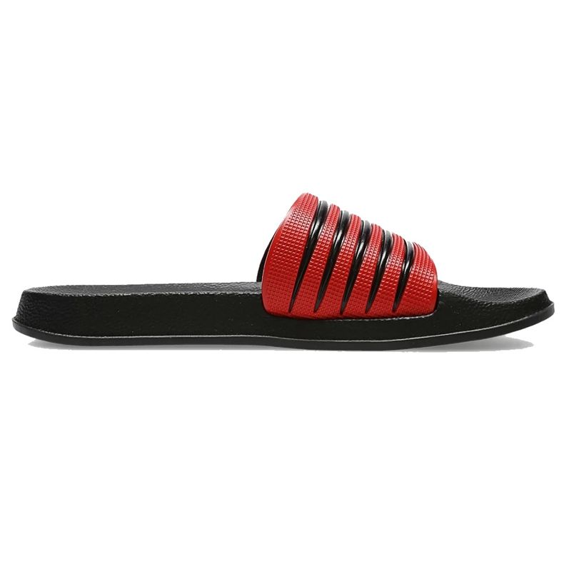 Pantofole da uomo 4F rosse H4L20 KLM001 62S nero rosso