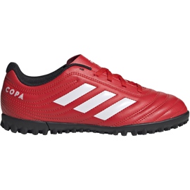 Adidas Copa 20.4 Tf rosso Junior EF1925 scarpe da calcio
