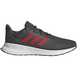 Adidas Runfalcon scarpe uomo grigio-rosso EG8602