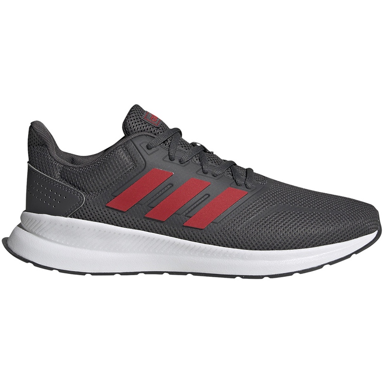 Adidas Runfalcon scarpe uomo grigio-rosso EG8602