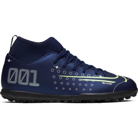 Scarpa da calcio Nike Mercurial Superfly 7 Club Mds Tf Junior BQ5416 401 blu navy blu navy