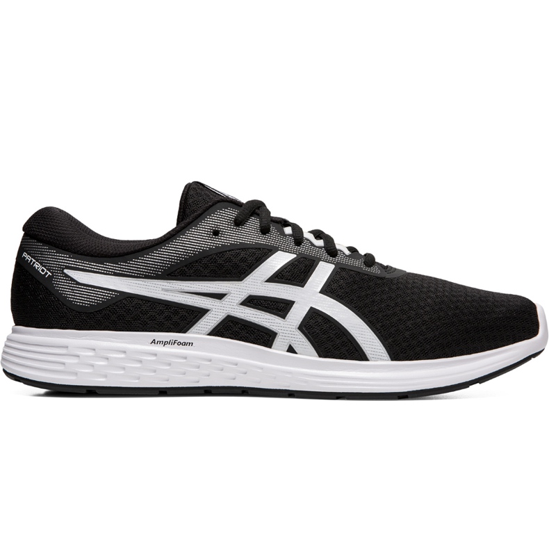 Asics Patriot 11 scarpe da corsa nere da uomo 1011A568 001 nero