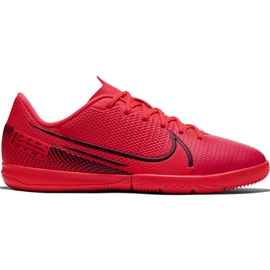 Nike Mercurial Vapor 13 Academy Ic Junior AT8137 606 scarpe da calcio rosso rosso
