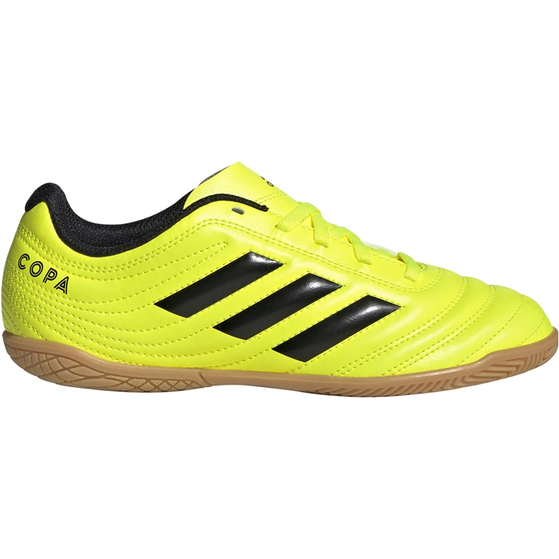 Adidas Copa 19.4 In Junior scarpe da calcio gialle F35451 giallo giallo