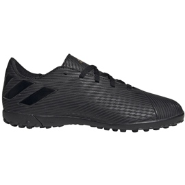 Scarpe da calcio Adidas Nemeziz 19.4 Tf Jr nere EG3313 per bambini nero nero