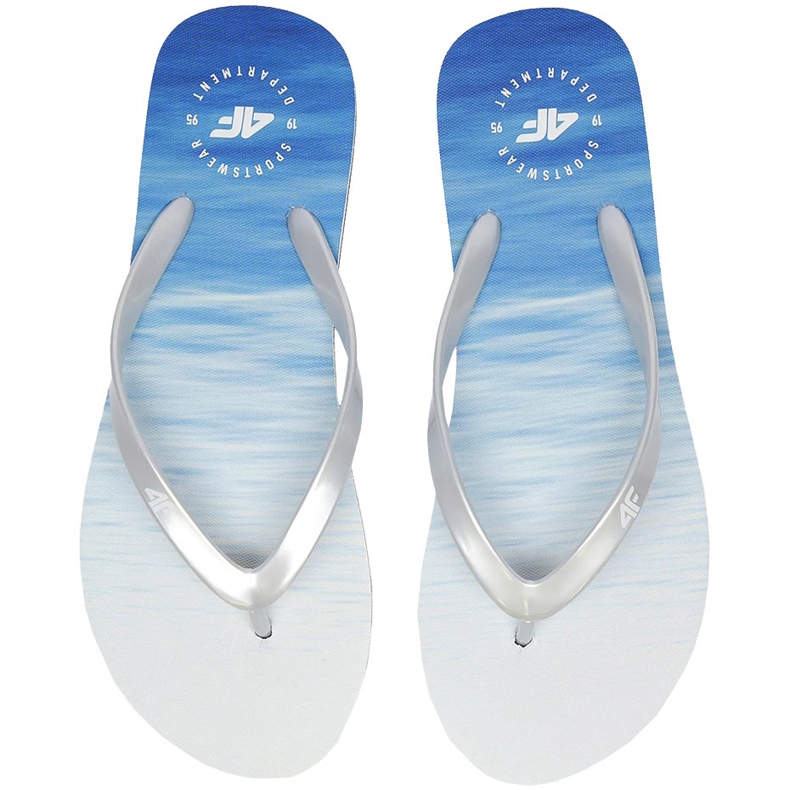 Ciabatte da donna 4F multicolore 1 H4L20 KLD004 91S blu