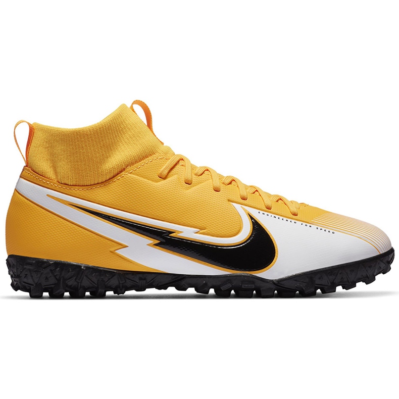 Scarpa da calcio Nike Mercurial Superfly 7 Academy Tf Junior AT8143 801 arancia giallo