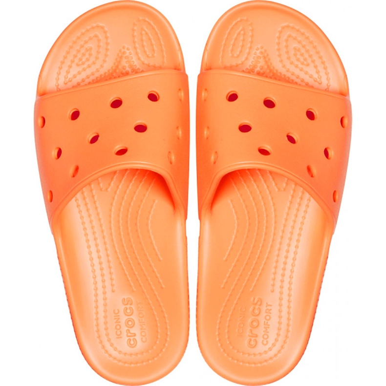Pantofole da donna Crocs Classic Slide albicocca 206121 801 arancia