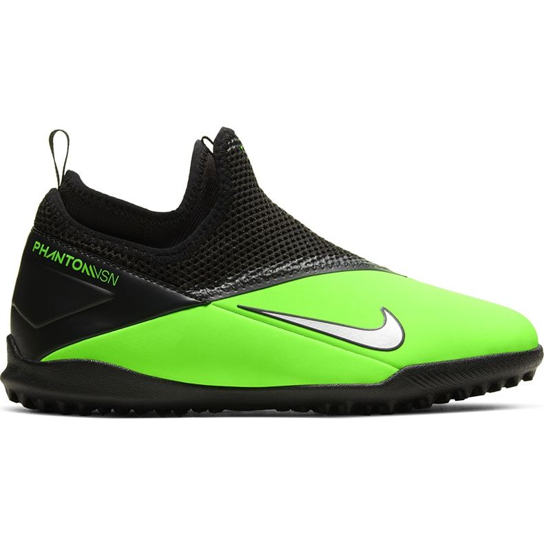 Nike Phantom Vsn 2 Academy Df Tf Junior CD4078 306 scarpe da calcio multicolore verde