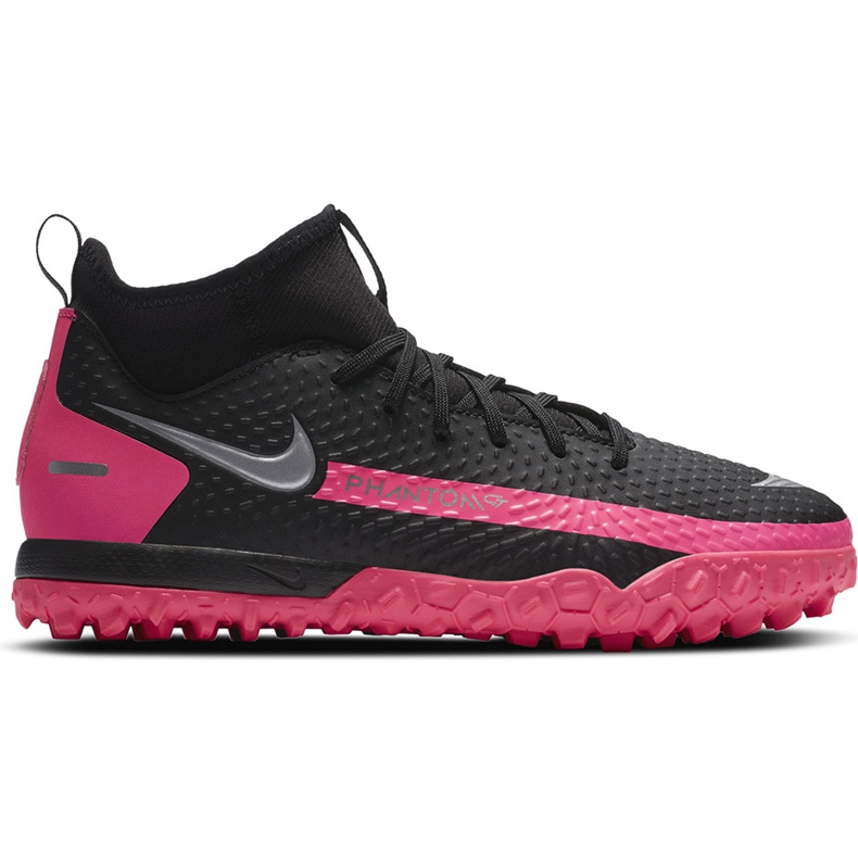 Nike Jr Phantom Gt Academy Df Tf CW6695 006 scarpe da calcio nero nero