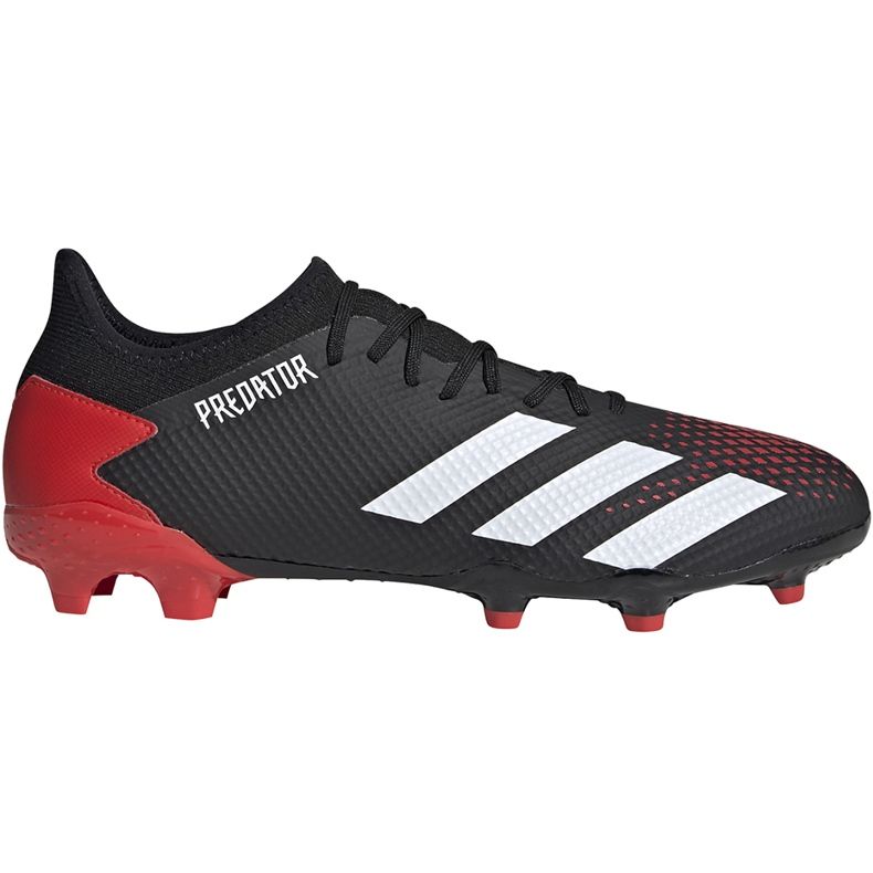 Scarpe calcio adidas Predator 20.3 L Fg nere EE9556 multicolore nero