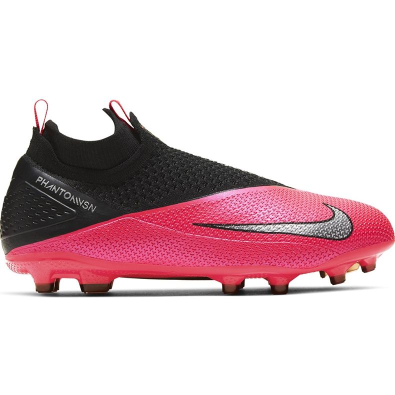 Nike Phantom Vsn 2 Elite Df FG / MG Junior CD4062 606 scarpe da calcio rosso rosso
