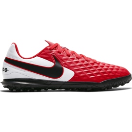Nike Tiempo Legend 8 Club Tf Junior AT5883 606 scarpe da calcio rosso rosso