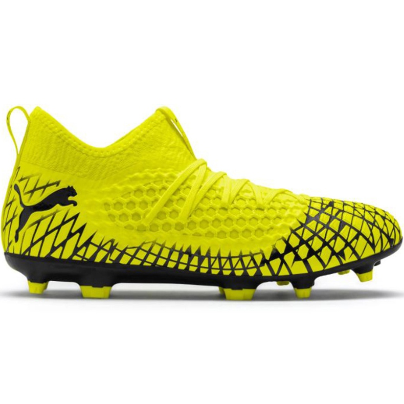 Scarpe da calcio Puma Future 4.3 Netfit Fg Ag giallo-nero 105612 03 multicolore