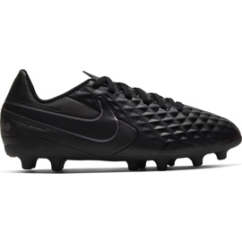 Nike Tiempo Legend 8 Club FG / MG Junior AT5881 010 scarpe da calcio nero nero