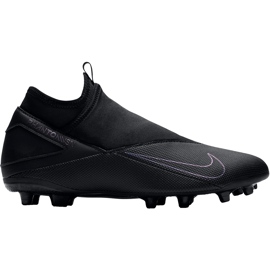 Nike Phantom Vsn 2 Club DF / MG CD4159 010 scarpe da calcio nero nero