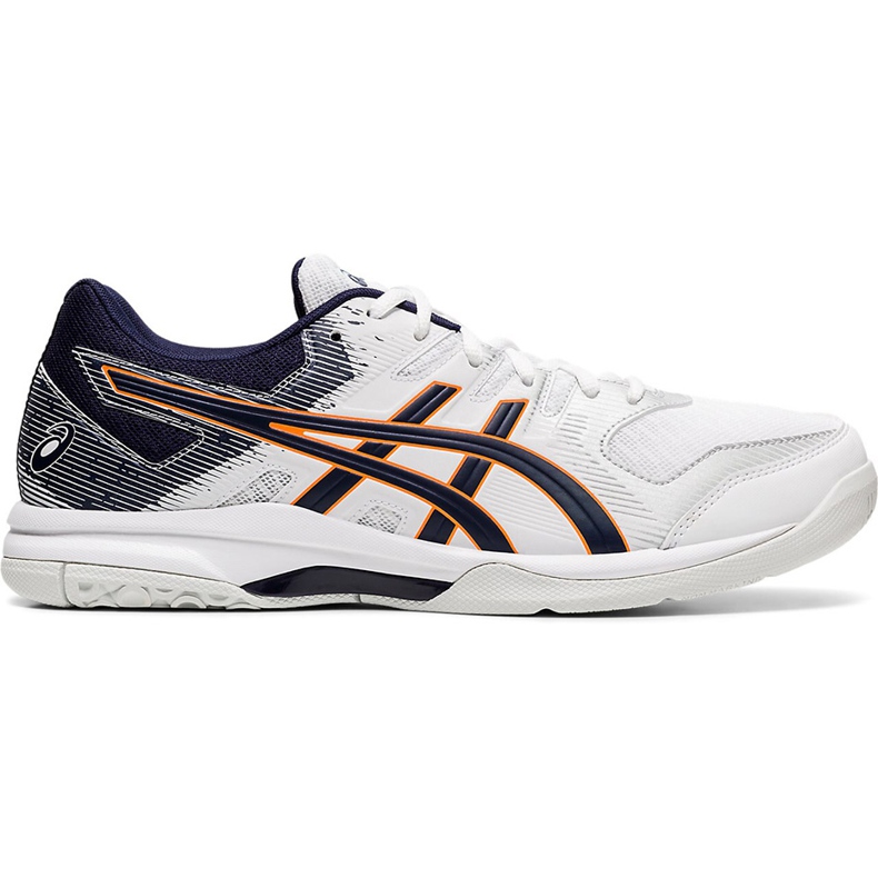 Asics Gel Rocket 9 1071A030 102 scarpe da pallavolo uomo bianca bianca