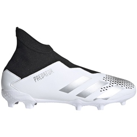 Scarpe da calcio Adidas Predator 20.3 Ll Fg Junior FW9212 bianco bianco
