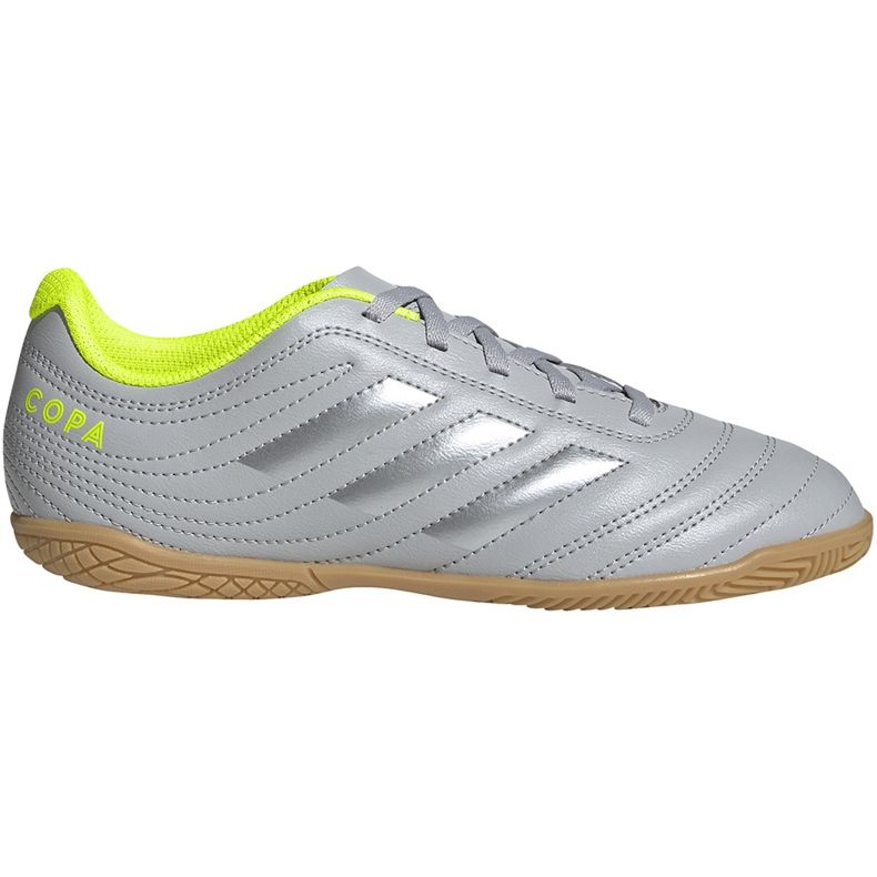 Scarpe da calcio Adidas Copa 20.4 In Jr EF8354 grigio d'argento