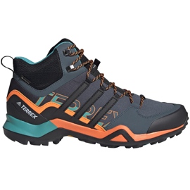 Adidas Terrex Swift scarpe uomo grigio-arancio-blu FV6840 arancia multicolore
