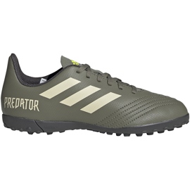 Scarpe da calcio Adidas Predator 19.4 Tf Jr EF8222 multicolore verde