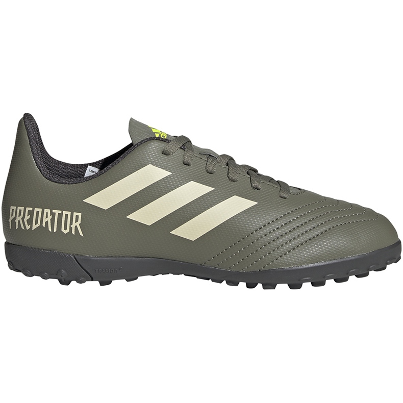 Scarpe da calcio Adidas Predator 19.4 Tf Jr EF8222 multicolore verde