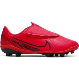 Scarpe da calcio Nike Mercurial Vapor 13 Club Mg PS (V) Junior AT8162 606 multicolore rosso